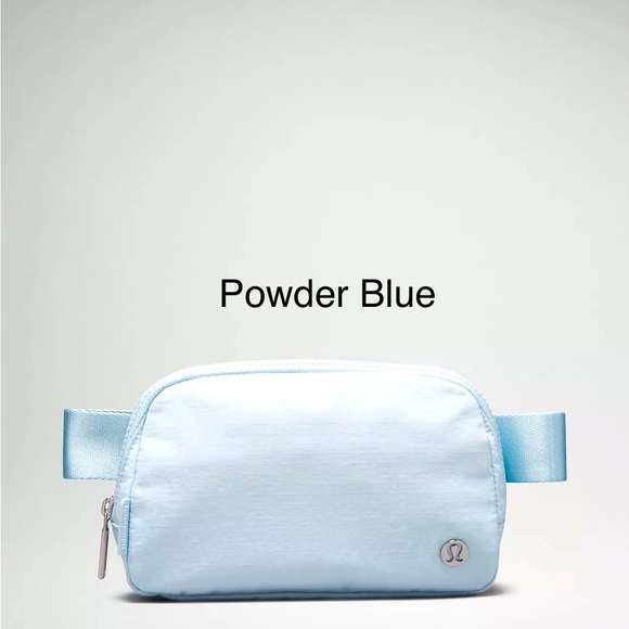 lululemon athletica Handbags - Lululemon powder blue Everywhere Belt Bag 1L